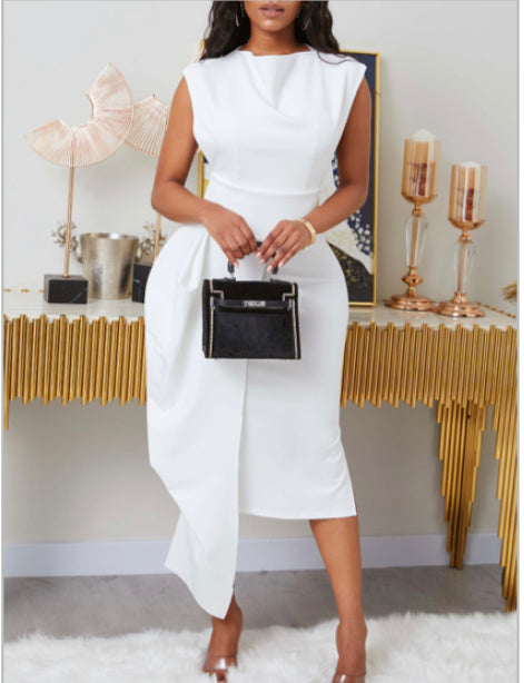 Miss Elegant Dress "White"