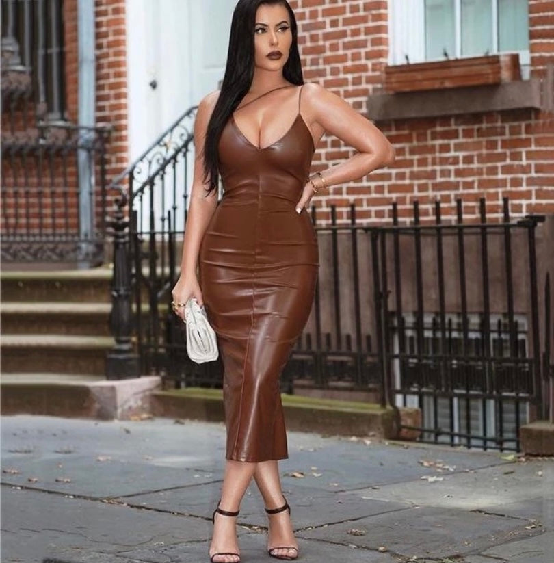 Lisette Dress "Brown"