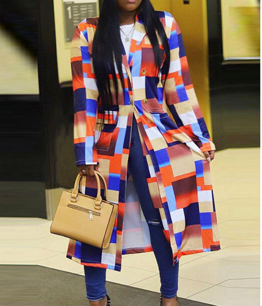 Colorblock Coat