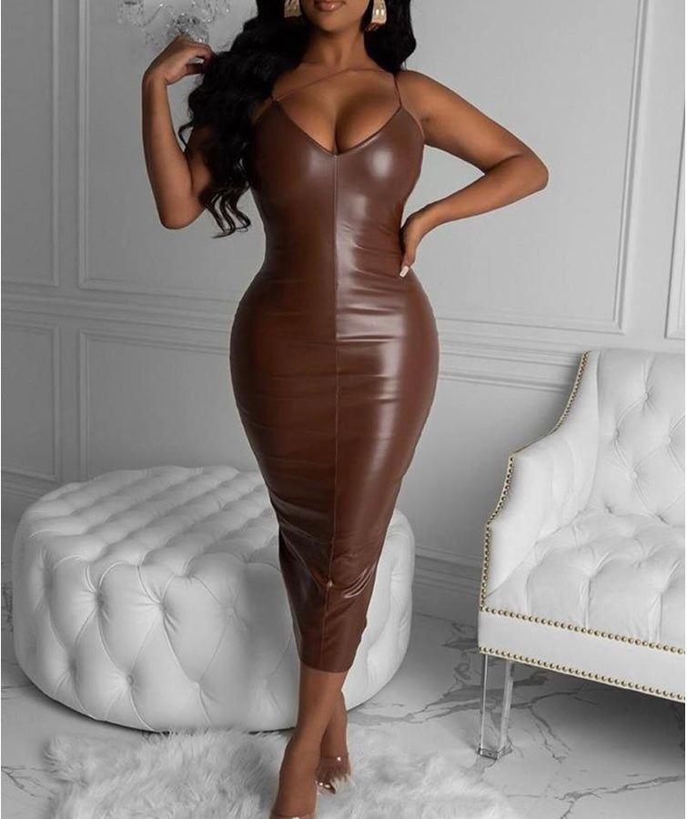 Lisette Dress "Brown"