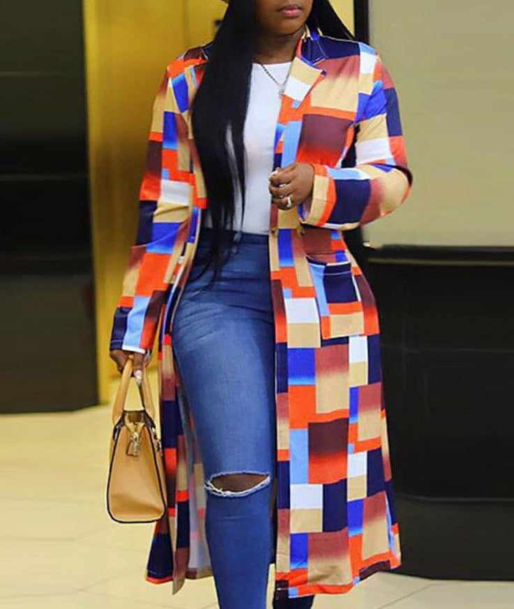 Colorblock Coat