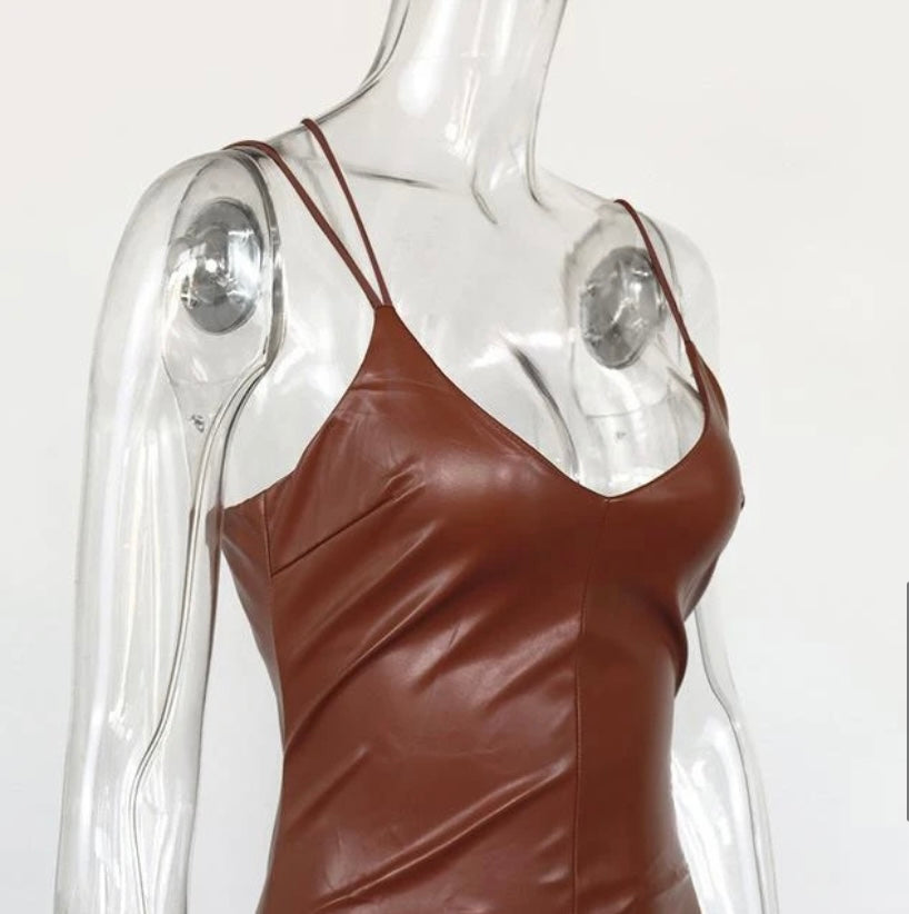 Lisette Dress "Brown"