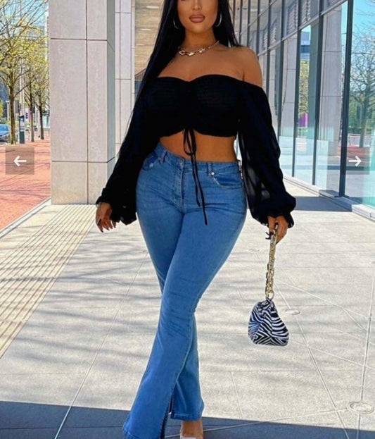 Maya Balloon Sleeve top