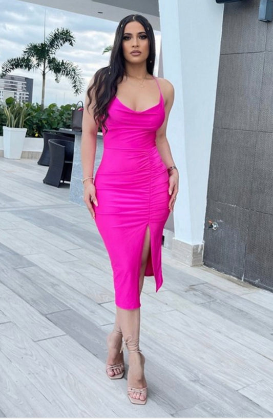VEVE MIDI DRESS
