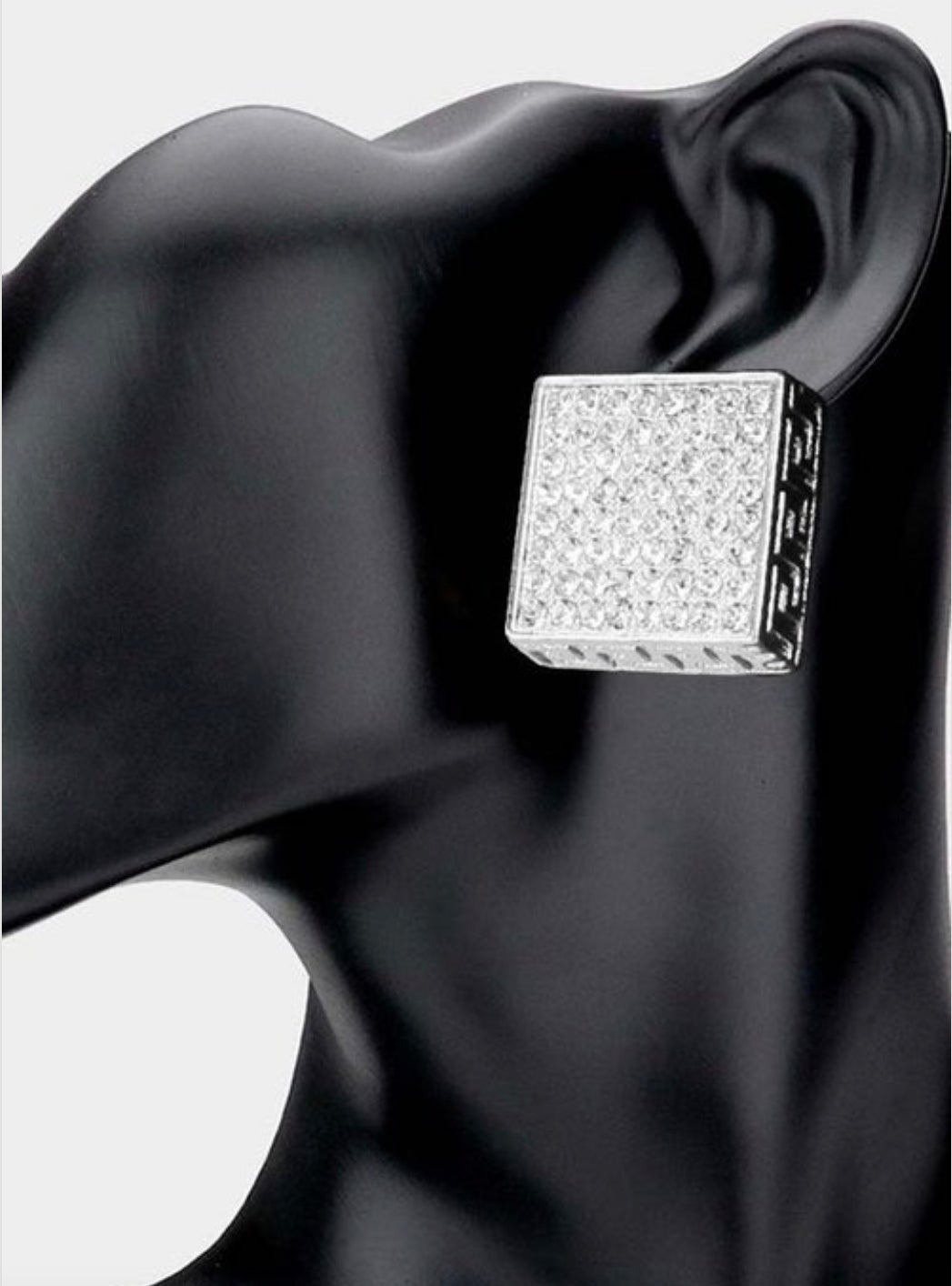 KiKi Silver Square Earrings